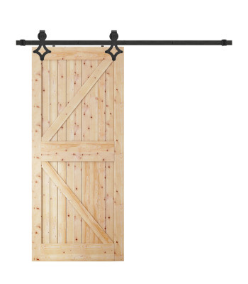 Liugukse süsteem barn door, terasest, mattmust, kandevõime kuni 100 kg, Springos HA5002, 183 cm