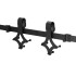 Liugukse süsteem barn door, terasest, mattmust, kandevõime kuni 100 kg, Springos HA5002, 183 cm