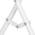Beebivanni alus, terasest raam, valge, Springos SB0064, 86 cm