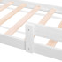 Voodimaja, puidust lastemööbel, Springos BD01 WHITE, 160x80 cm