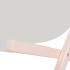 Lamamistool, puidust raam, helehall kangas, kolmeasendiline reguleerimine, Springos DC0001 LGRAY