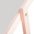 Lamamistool, puidust raam, helehall kangas, kolmeasendiline reguleerimine, Springos DC0001 LGRAY