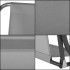 Kiigeistme vahetuskangas, veekindel, helehall – Springos GS0015S, 130 x 100 cm