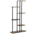 Metallist lillealus, loft-stiilis, mitmetasandiline, 6 riiuliga, Springos GA0211, 113 cm