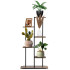 Metallist lillealus, loft-stiilis, mitmetasandiline, 6 riiuliga, Springos GA0211, 113 cm