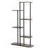 Metallist lillealus, loft-stiilis, mitmetasandiline, 6 riiuliga, Springos GA0211, 113 cm