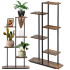 Metallist lillealus, loft-stiilis, mitmetasandiline, 6 riiuliga, Springos GA0211, 113 cm