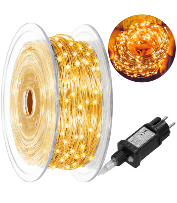 Jõulude LED-valguskett, soe valge – Springos CL4043, 1000 mikro-LED-i, 100 m