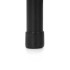 Metallist mitmetasandiline lillealus 5 riiuliga loft-stiilis elutuppa, must – 78,5 cm