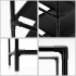 Metallist kingariiul, vertikaalne kingakapp, must, 10 taset, 178 cm