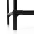 Metallist kingariiul, vertikaalne kingakapp, must, 10 taset, 178 cm