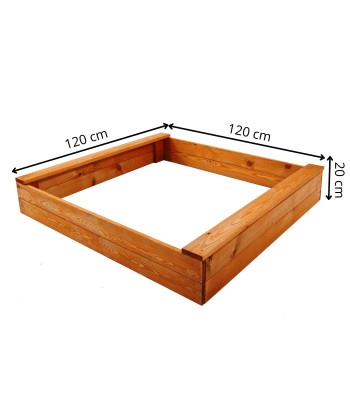 Puidust liivakast Springos SBX120SI 120x120cm