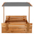 Puidust liivakast Springos SBX120RSET, 120x120cm