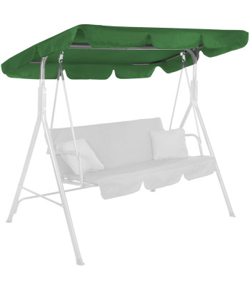 Aia kiige varikatus, tumeroheline – Springos GS1005, 165 x 110 cm