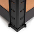 Tsingitud metallriiul, 4 riiulit, kandevõime kuni 700 kg, HA5283, 174 x 80 x 40 cm