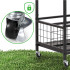 Liikuv tööriistakäru, must pulbervärvitud teras, kuni 80 kg – Springos® GA0267, 96 x 66 x 40 cm