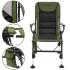 Kokkupandav kalastustool Springos® CS0192 tumeroheline/must – 5 asendit, reguleeritavad jalad, kuni 140 kg
