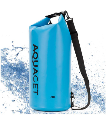Veekindel seljakott-kott, 2 õlarihmaga, sinine – Aquaget® AQ0023, 20L, IPX6