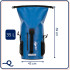 Veekindel seljakott-kott taskute ja rihmadega, sinine/must, Aquaget® AQ0024, 35 L