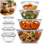 Springos® klaasist säilitusnõude komplekt, 4 nõud, KI0192