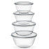 Springos® klaasist säilitusnõude komplekt, 4 nõud, KI0192