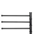Mattmust metallist käterätikuhoidja Springos® 86 cm TS0005