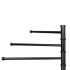Mattmust metallist käterätikuhoidja Springos® 86 cm TS0005