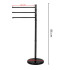 Mattmust metallist käterätikuhoidja Springos® 86 cm TS0005