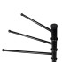 Mattmust metallist käterätikuhoidja Springos® 86 cm TS0005