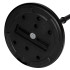 Mattmust metallist käterätikuhoidja Springos® 86 cm TS0005