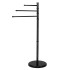 Mattmust metallist käterätikuhoidja Springos® 86 cm TS0005