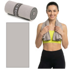 Actiget Universal mikrokiust spordirätik hoiukotiga, hall, ACT0183, 80 × 40 cm