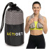 Actiget Universal mikrokiust spordirätik hoiukotiga, hall, ACT0183, 80 × 40 cm
