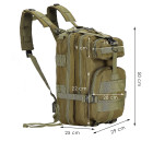 Seljakott, roheline, 38 l, CS0066