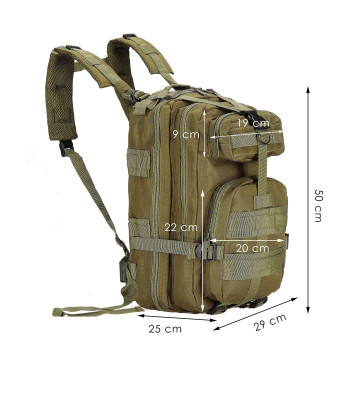 Seljakott, roheline, 38 l, CS0066