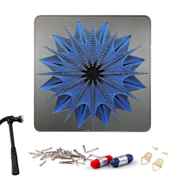 Kreatiivne String Art Komplekt 40x40 cm Geomeetriline Ring