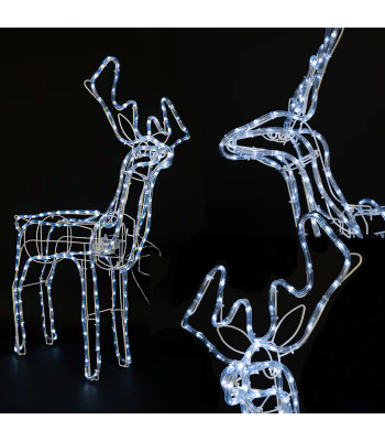 LED hirv figuur liigutatava peaga