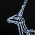 LED hirv figuur liigutatava peaga