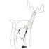 LED hirv figuur liigutatava peaga