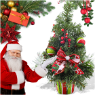 Kunstlik jõulupuu laua kaunistuseks