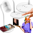 3in1 LED laualamp juhtmevaba QI laadija ja Bluetooth kõlariga