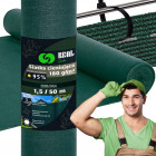 Varjutuskangas 95% 180g/m2 1,5x50 m UV-filtriga