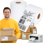 Isekleepuvad Termilised Etiketid Valged 100x150 mm 500 tk