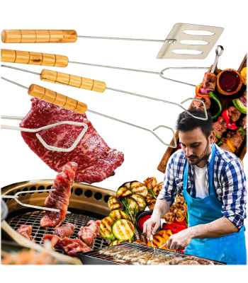 Grillitarvikute komplekt 3in1