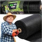 Umbrohutõrjekile, 1,1 m x 50 m, 70 g/m², must