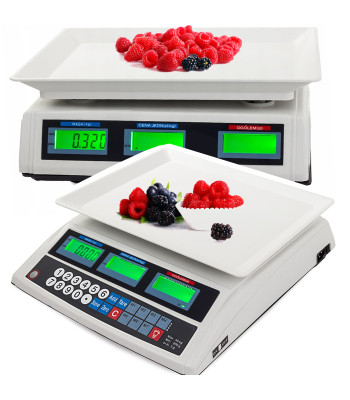 Kaupluskaal LCD 30kg