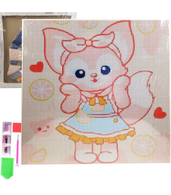 Teemanttikand 30x30 Diamond Painting Mosaiik Anime Pilt