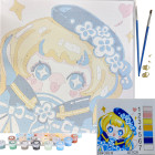 Numbrite järgi maalimise komplekt raamiga 30x30 lastele