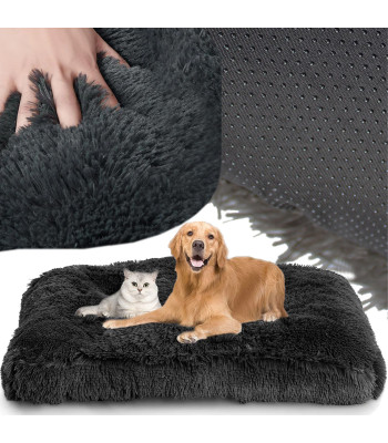 Pehme ja Karvane Koeravoodi Shaggy 120x80 cm XXL