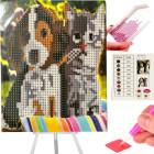 Teemantmaali Mosaikakomplekt koos Molbertiga